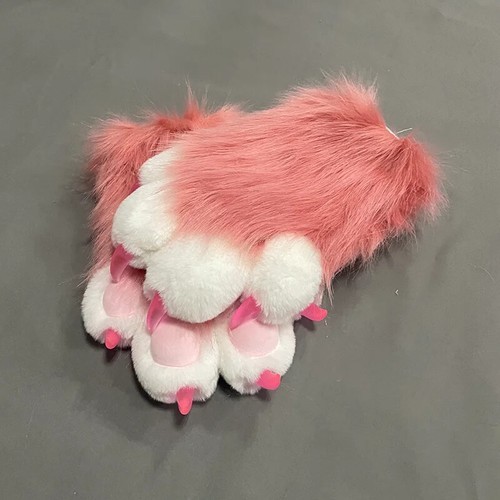 Furry Animal Paws Gloves Fursuit Kigurumi Cosplay Costume Wearable Paw Props