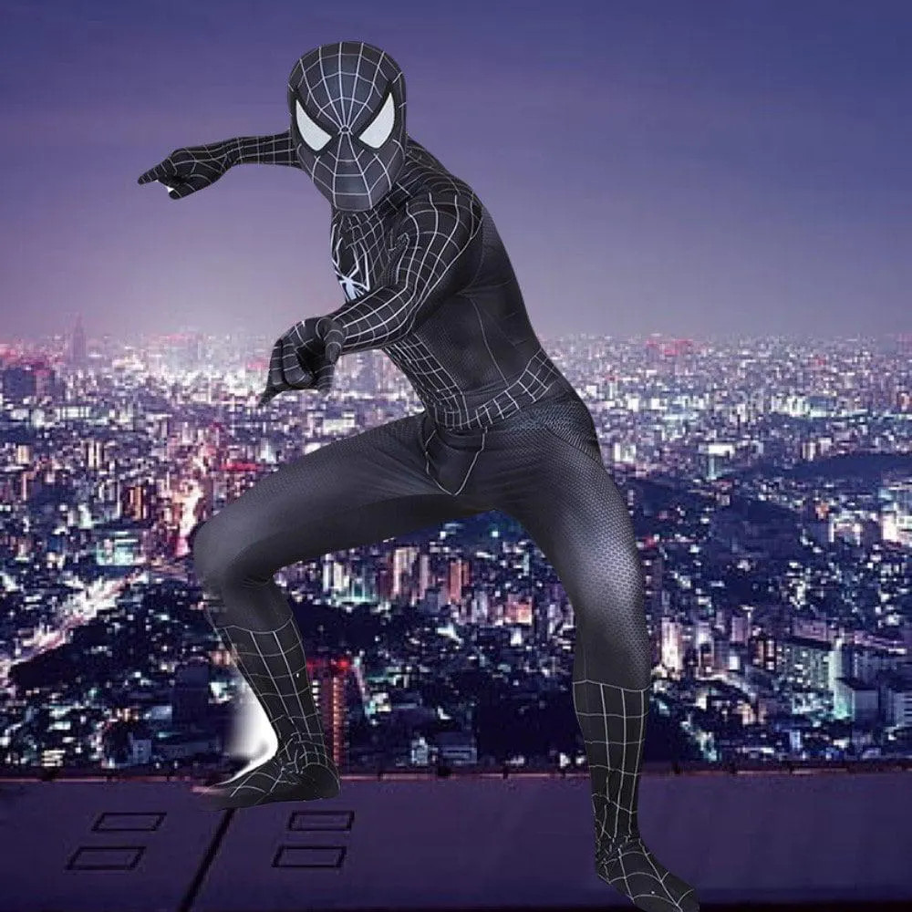 Black tasm spider suit cosplay costume amazing