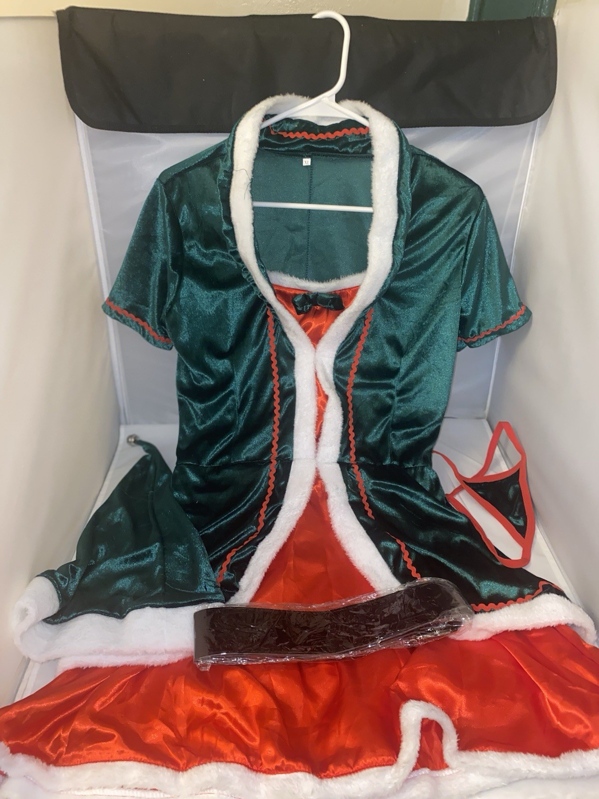 Elf Costume Adult Christmas Outfit One Size Regular
