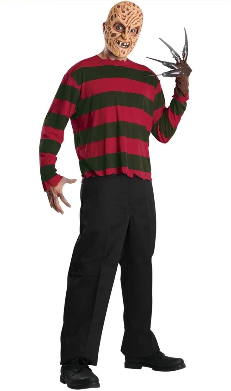 Freddy Krueger Nightmare on Elm Street Adult Mens Standard Size Costume NEW