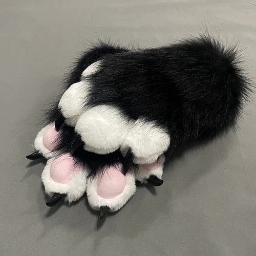 Furry Animal Paws Gloves Fursuit Kigurumi Cosplay Costume Wearable Paw Props