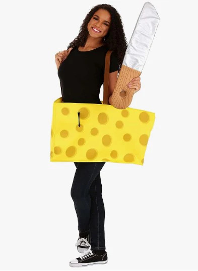 Oversized Perfect Pairing – Wine & Cheese – Couple Costume – One Size