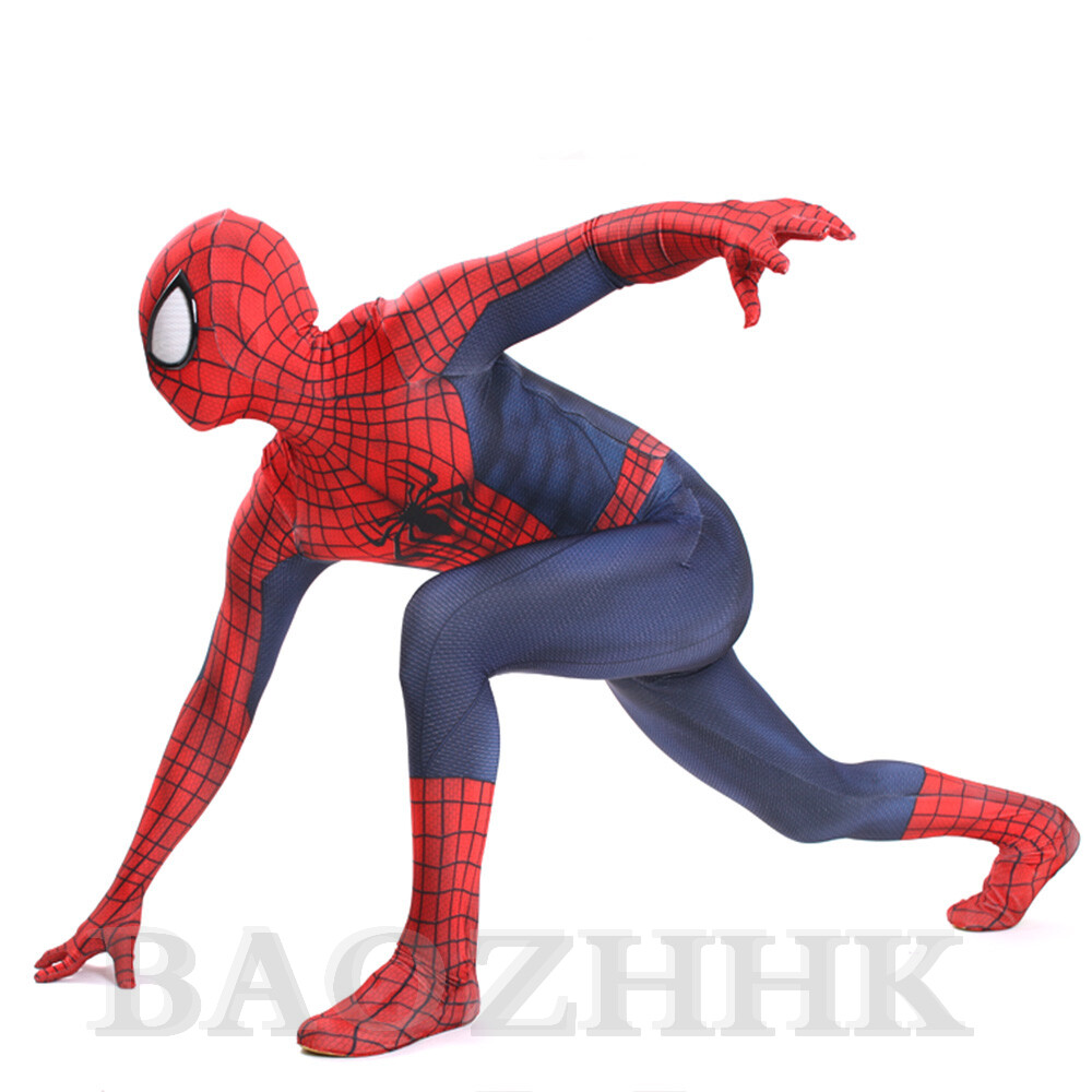 The Amazing Spiderman TASM 2 Jumpsuit Spider-man Cosplay Costume For Adult/Kids