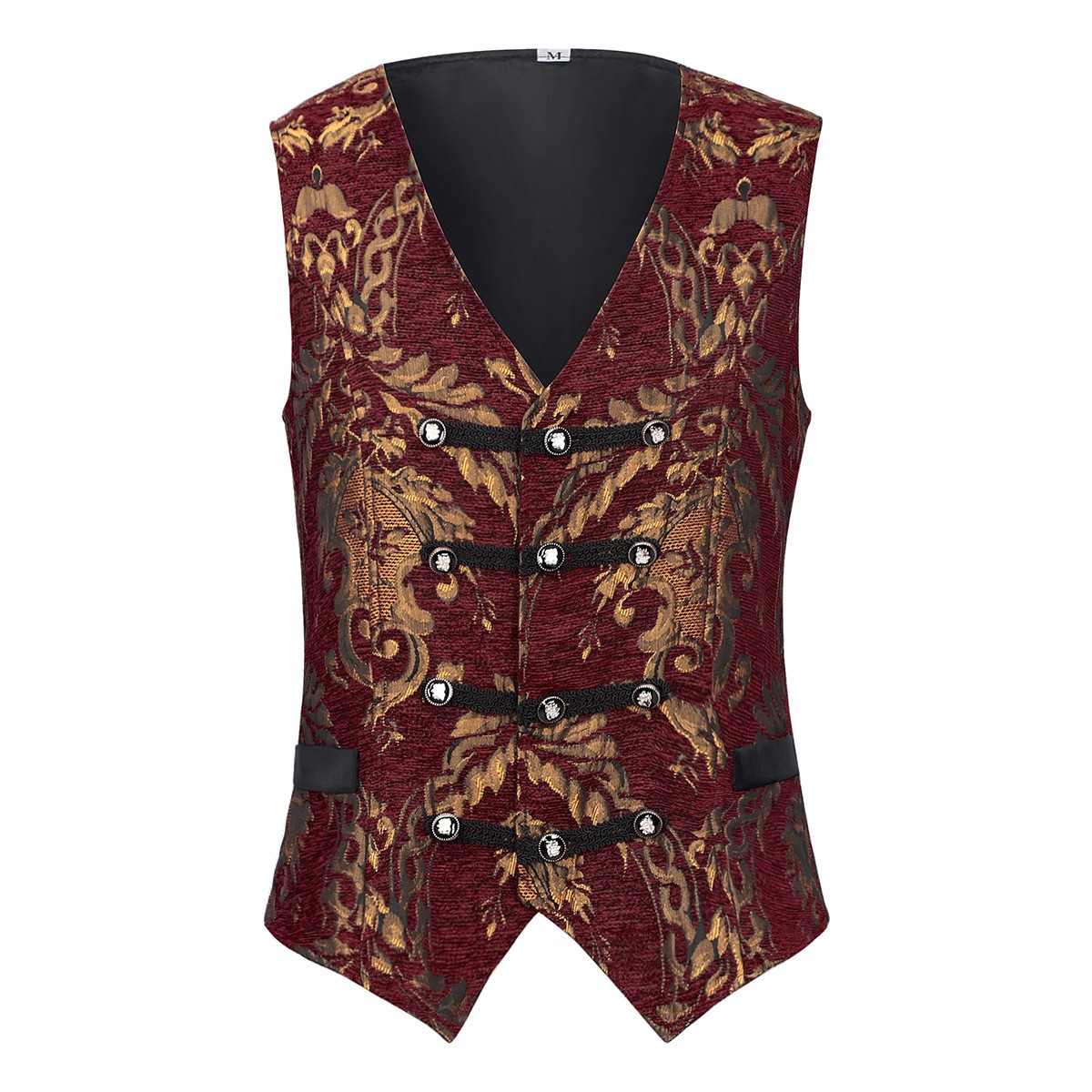 Mens Medieval Vest Pirate Waistcoat Renaissance Waistcoat Gothic Vest Retro Vest