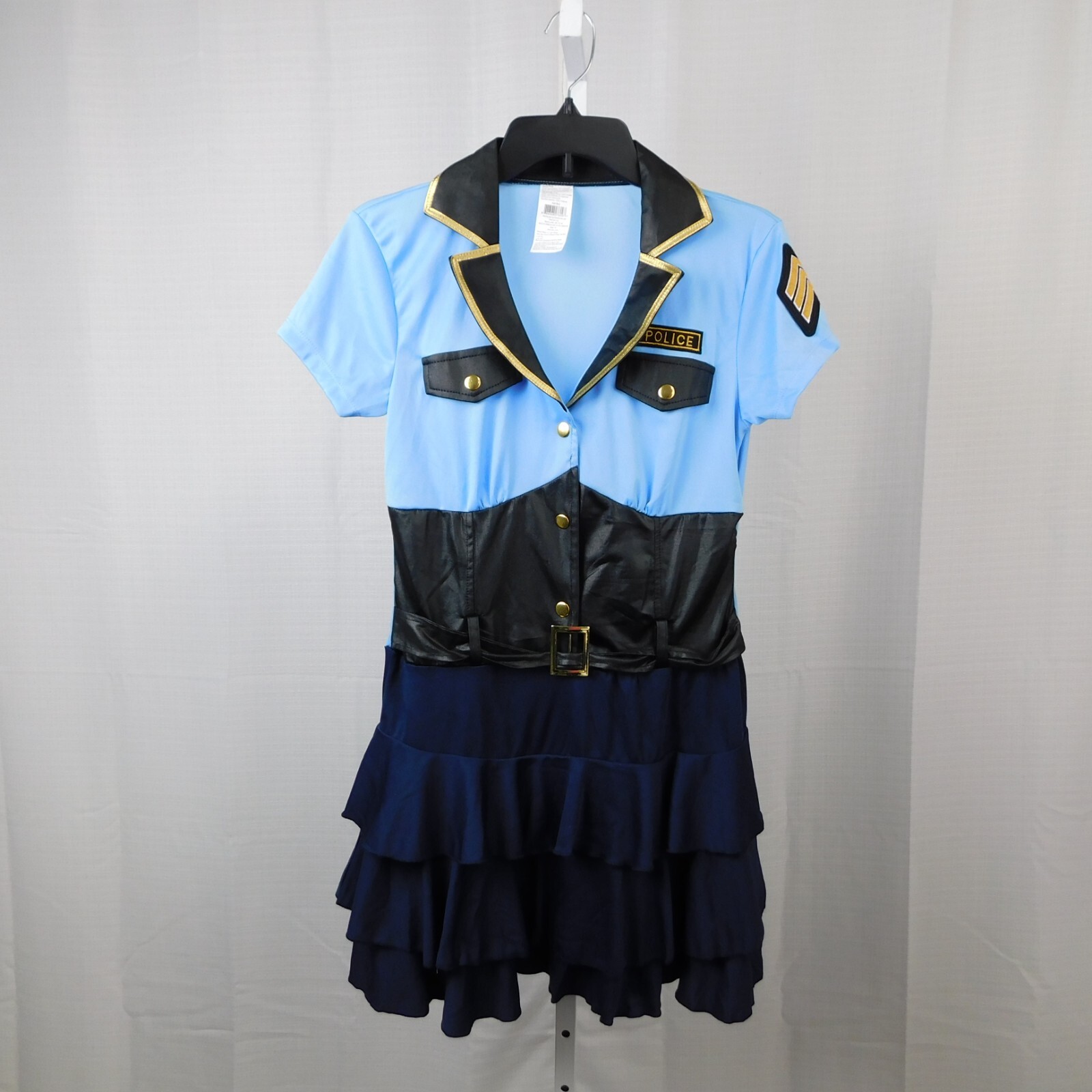 Dream Girl Women’s Sexy Police Officer Halloween Costume Dress 4-6 Small