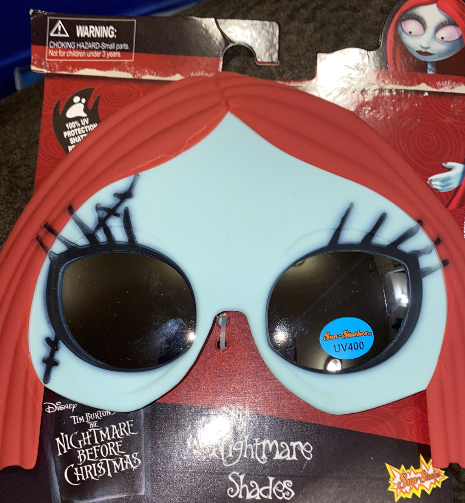 The Nightmare Before Christmas Sally Glasses Sun-Staches Shades Sunglasses