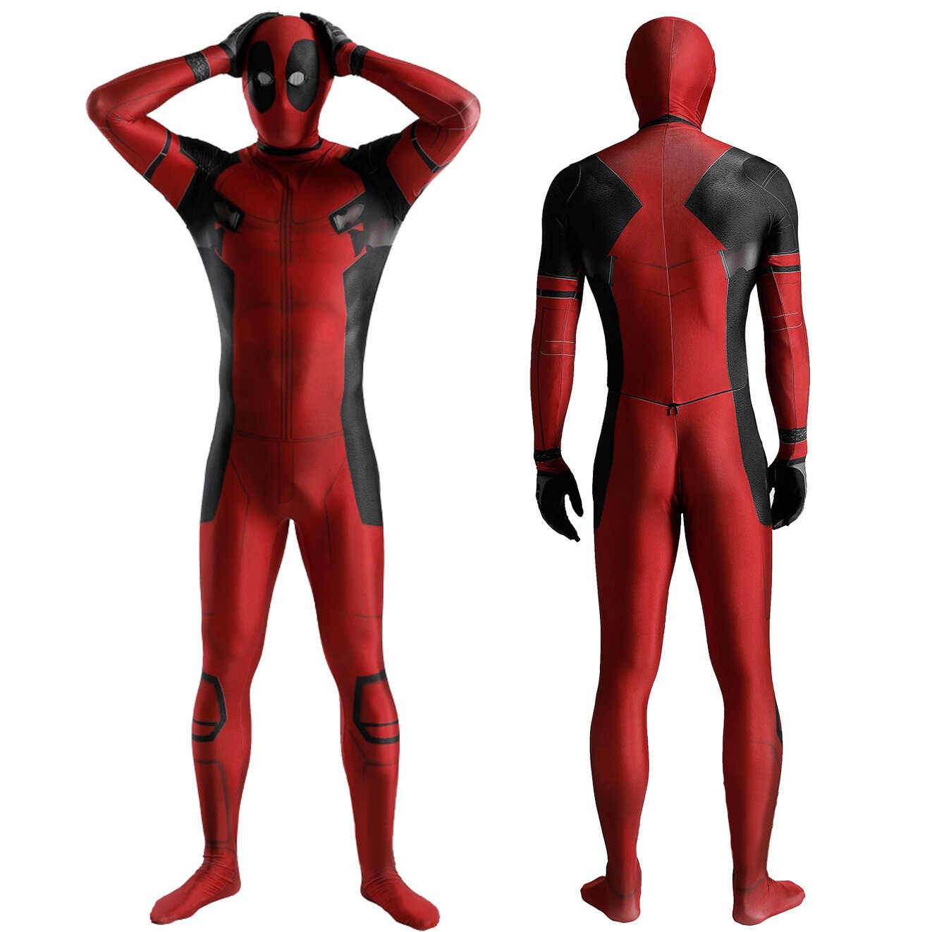 Deadpool Jumpsuit Wade Wilson 3D Bodysuit Adult Kids Halloween Cosplay Costume