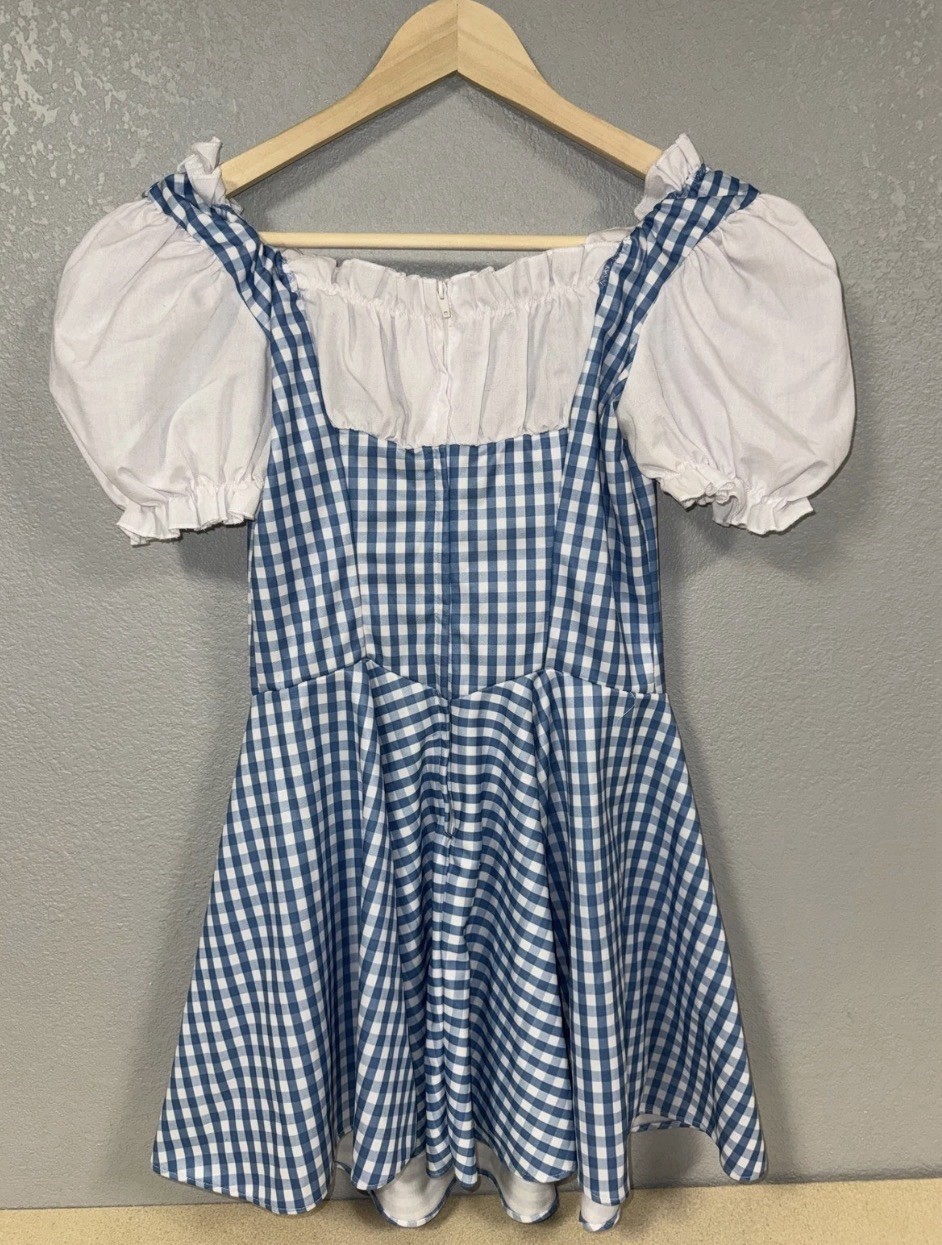 Dorothy Wizard of Oz Sexy Halloween Costume Women’s Dress One Size Fits All