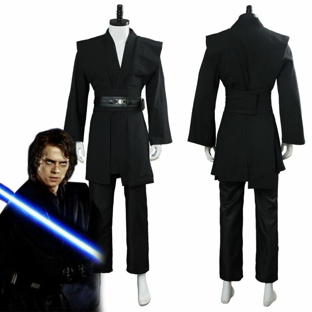Tunic Costume Jedi Cosplay Costume Mens Halloween Cosplay Costume 3Color