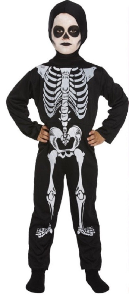 Kids Halloween Fancy Dress Costume Scary Clown Wednesday Addams Black Reaper