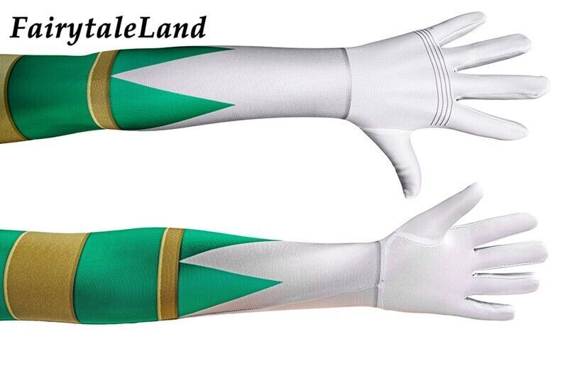 Dino Rangers Cosplay Outfit Green Ranger Uniform Kid Bodysuit Halloween