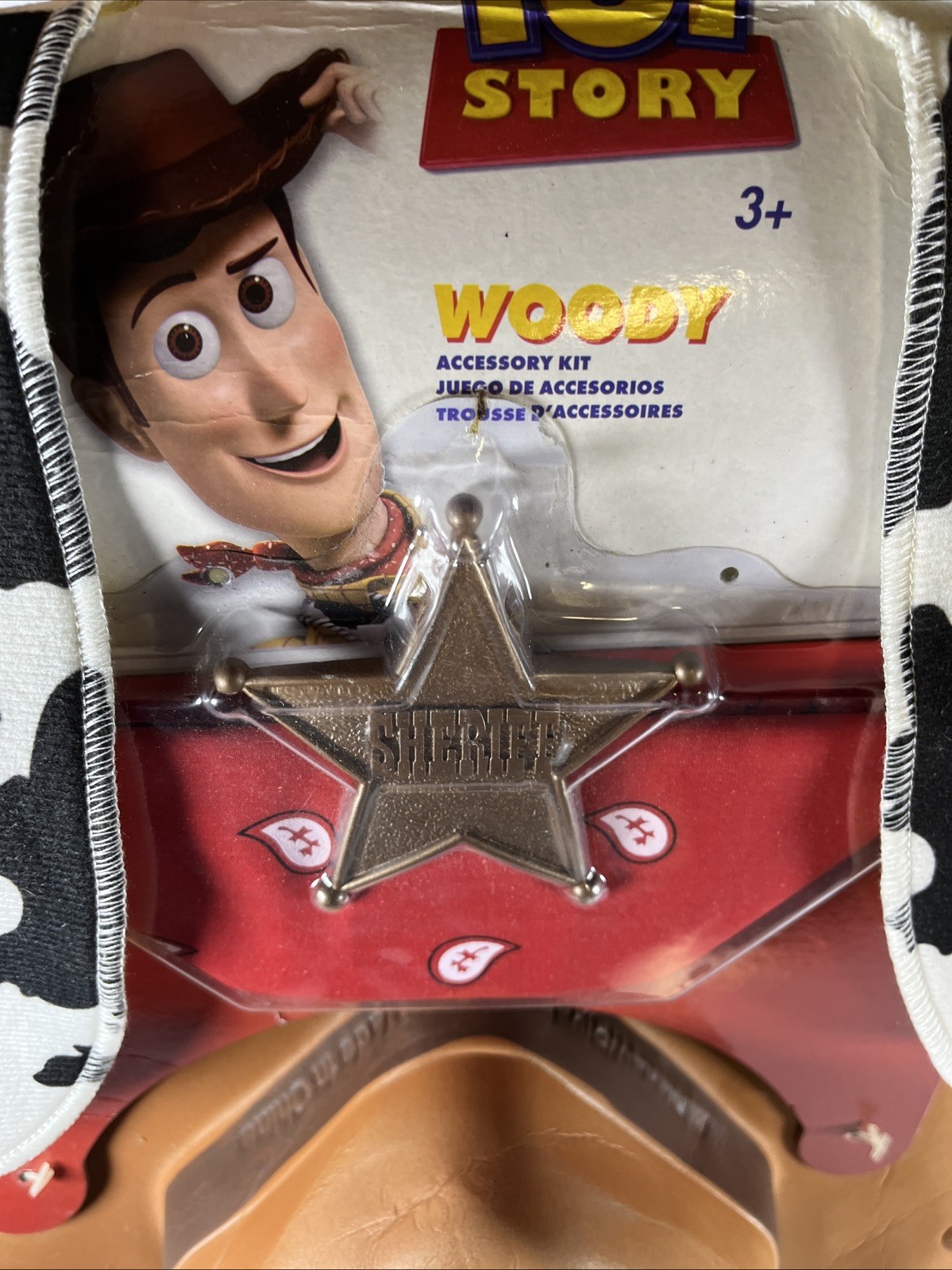 Woody Kit Toy Story Sheriff Hat Vest Badge Halloween Child Costume Accessory