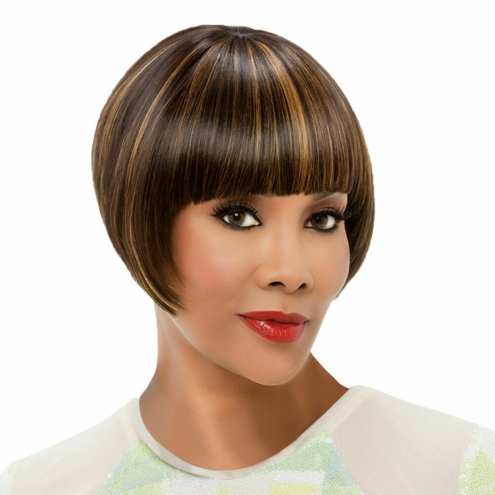Human Hair Bobo Wig Short Straight Hair Color As Shown Peruca Cabelo humano