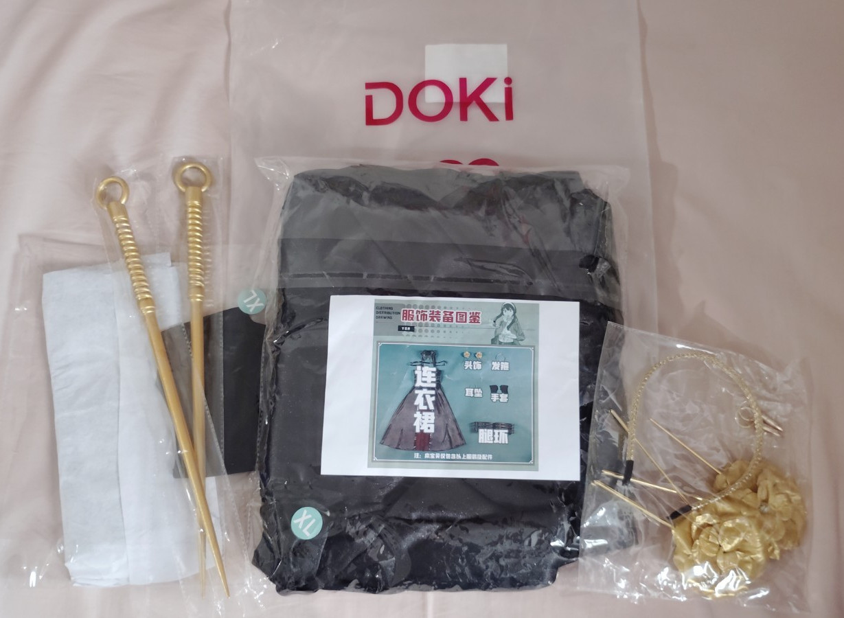 Yor Forger Dokidoki SR Cosplay XL with Weapon Prop Included