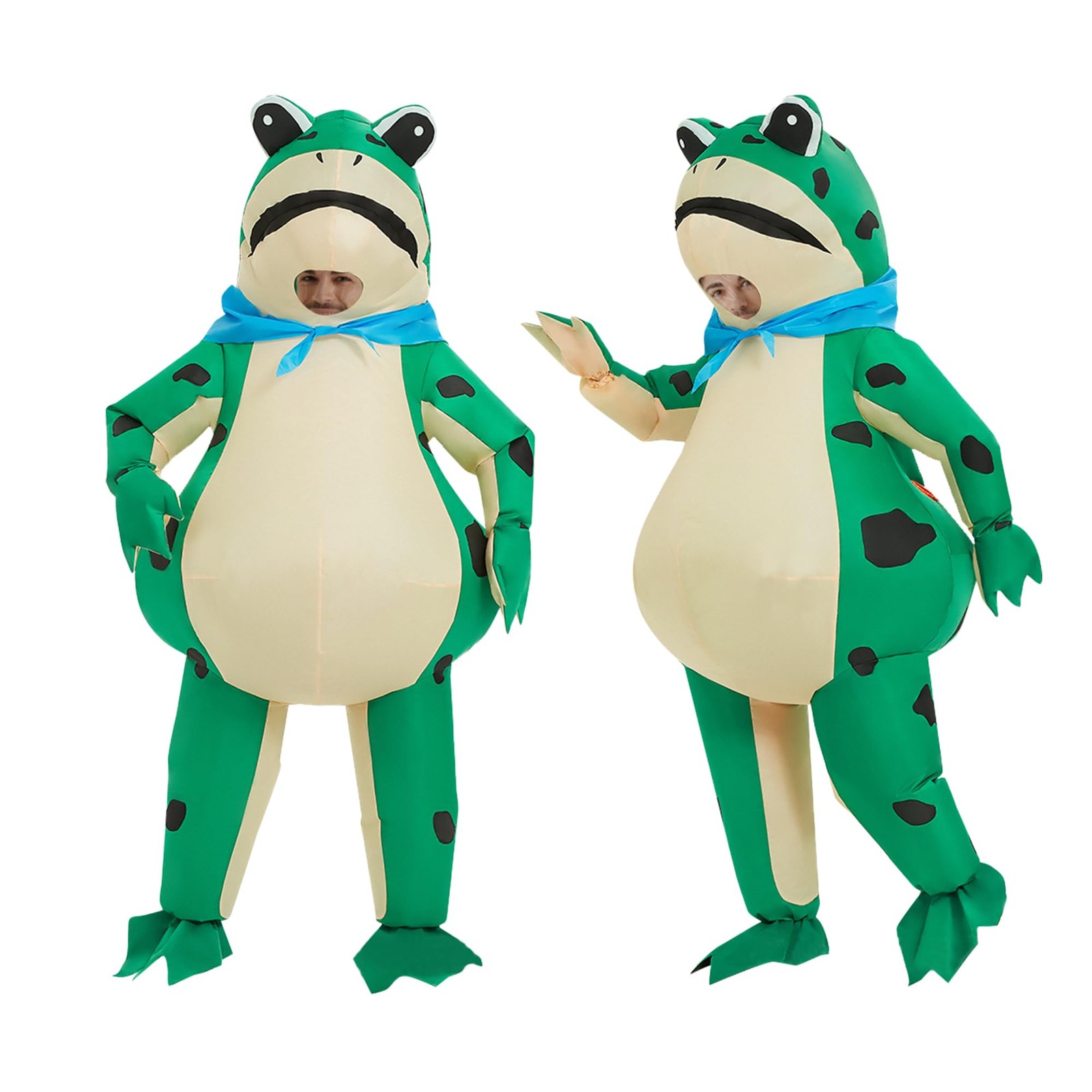 Pekifor Funny Inflatable Frog Costume Blow-up Cosplay Costume for Adult/Birth…