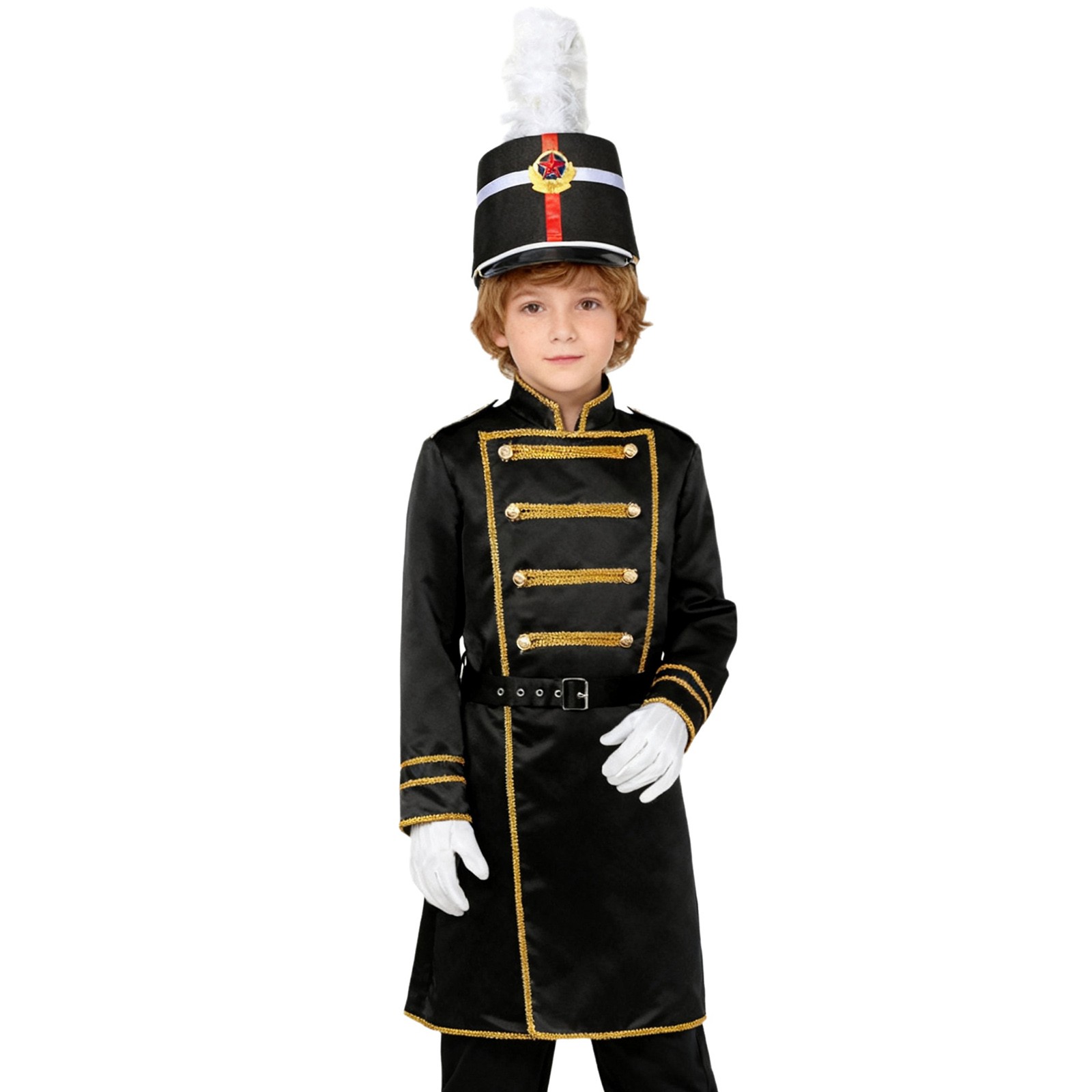 US Kids Boys Costume‌ ‌ Cosplay Jacket Stand Collar Set Circus Outfit Team Fancy