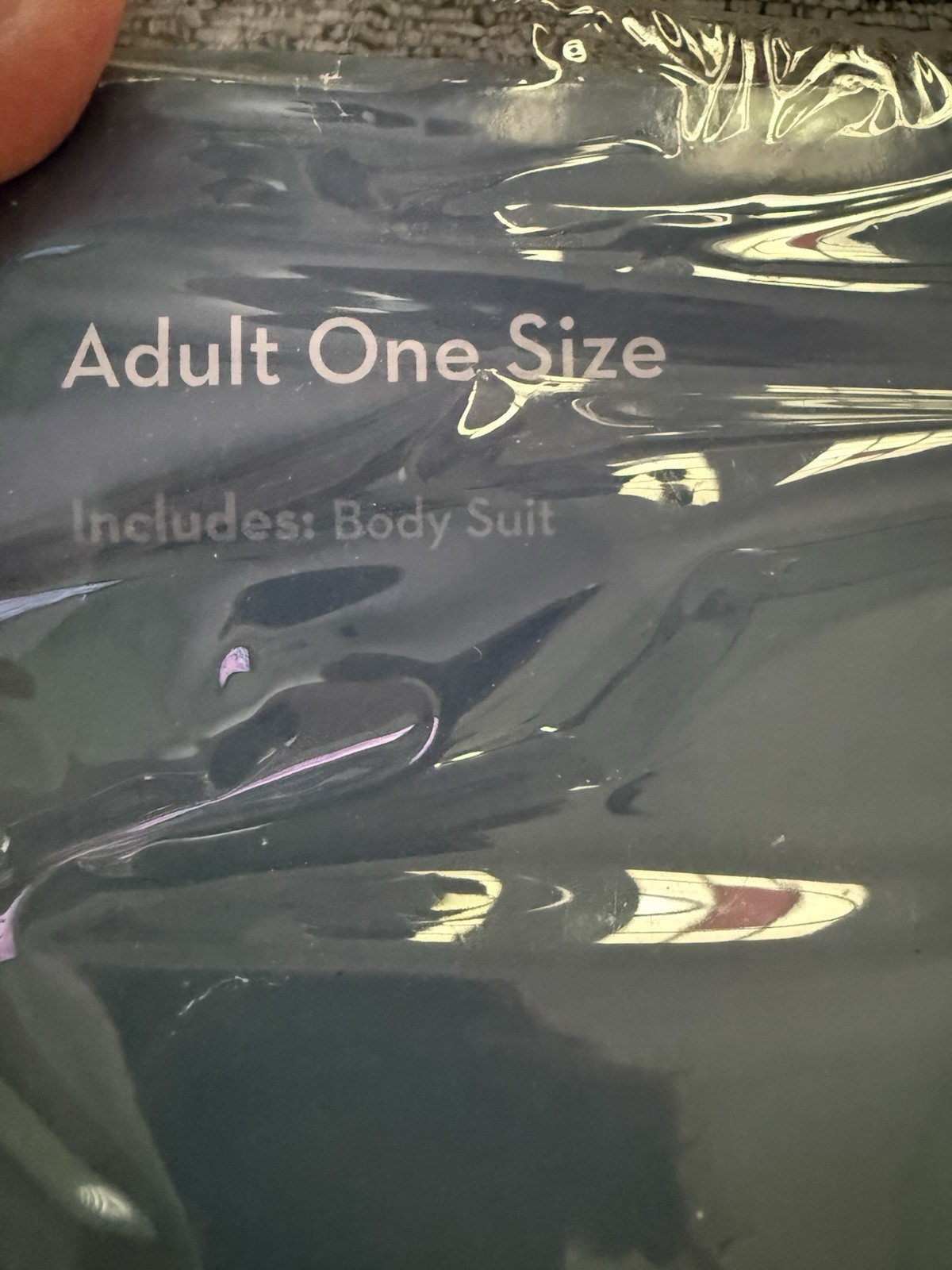 Adult One Size Regular Blue/Black Joyful Controller Costume Body Suit