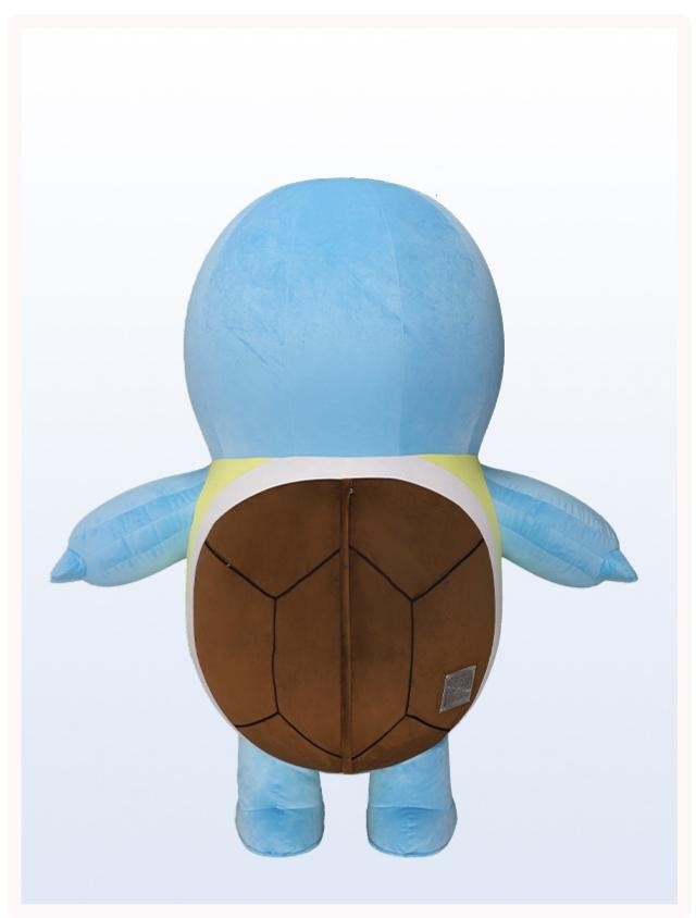 Inflatable Costume Squirtle Plush Mascot Halloween Cosplay Party Event Outfit