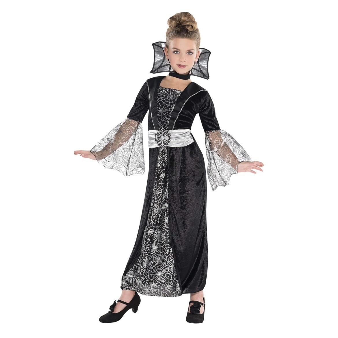 Dark Countess Halloween Costume Dress Up Girls Size XL X Large 14-16 Years NEW
