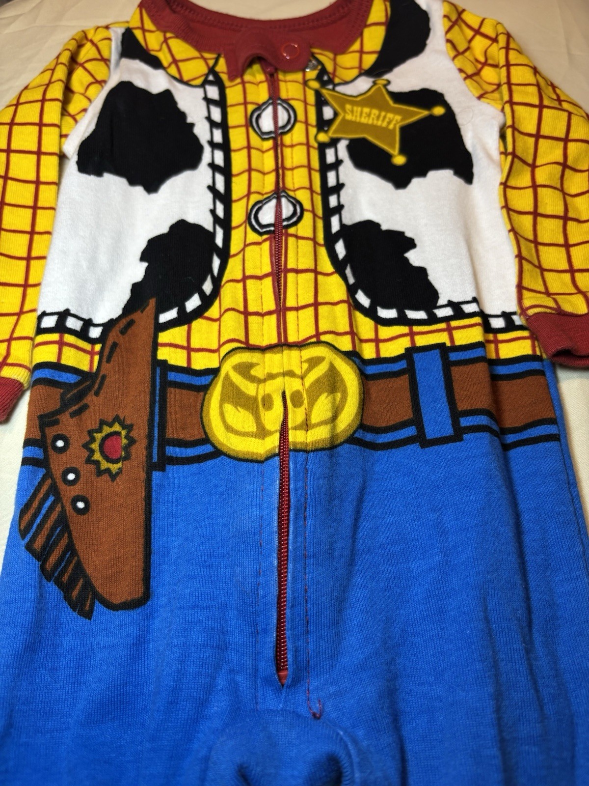Disney Baby Woody Sheriff Infant Costume pajamas 6-9 Months