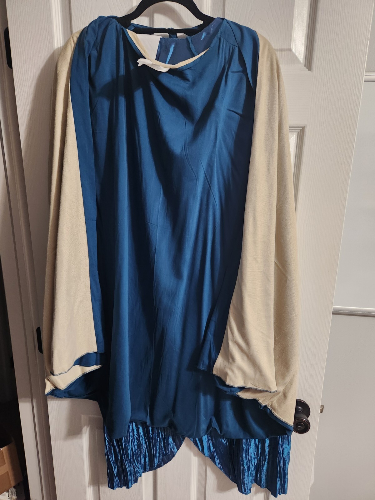 Game of Thrones Cosplay Daenerys Targaryen XL Blue Dress Cape Halloween BONUS