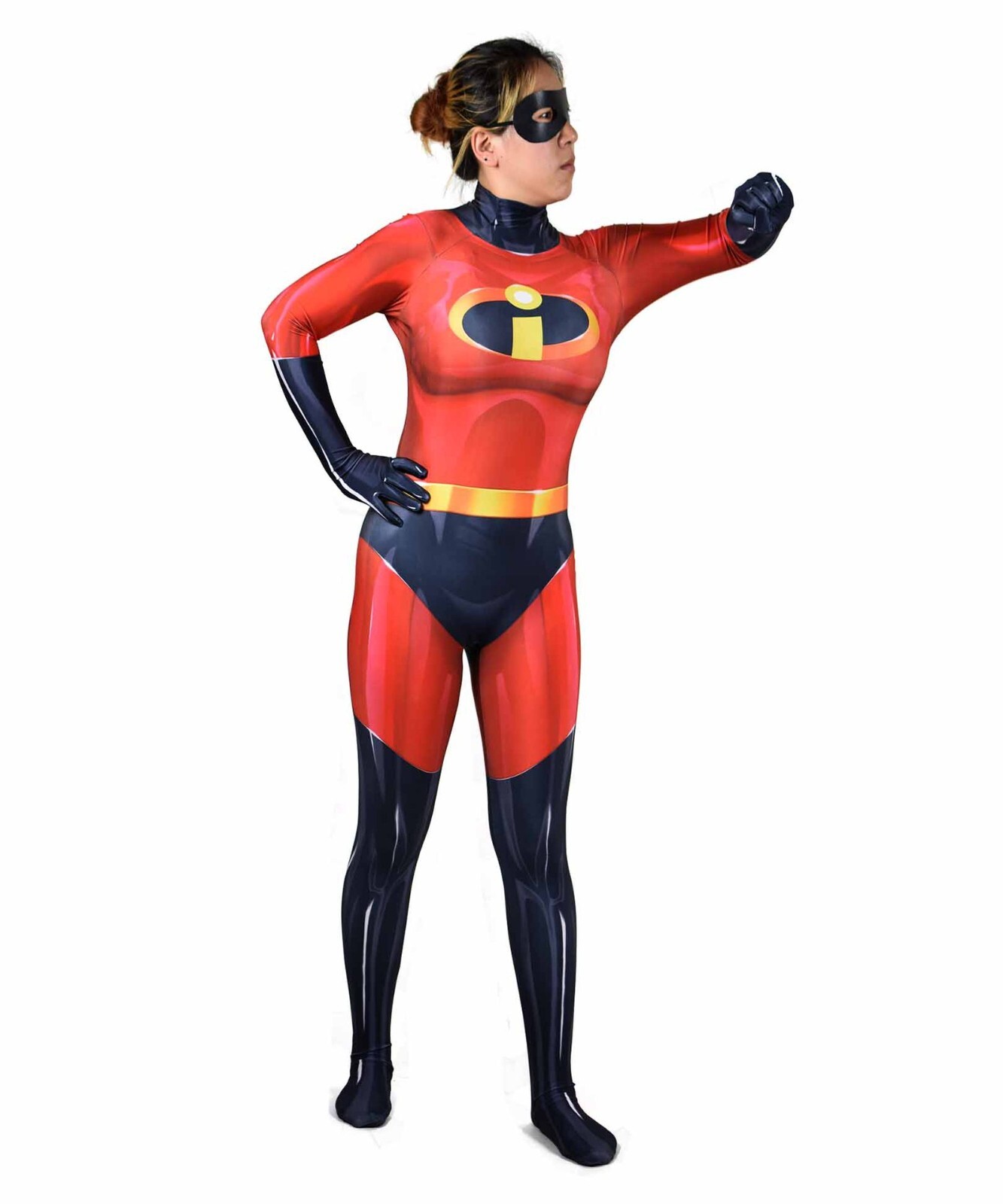 The Incredibles 2 Elastigirl Cosplay Jumpsuit Zentai Costume Bodysuit Halloween