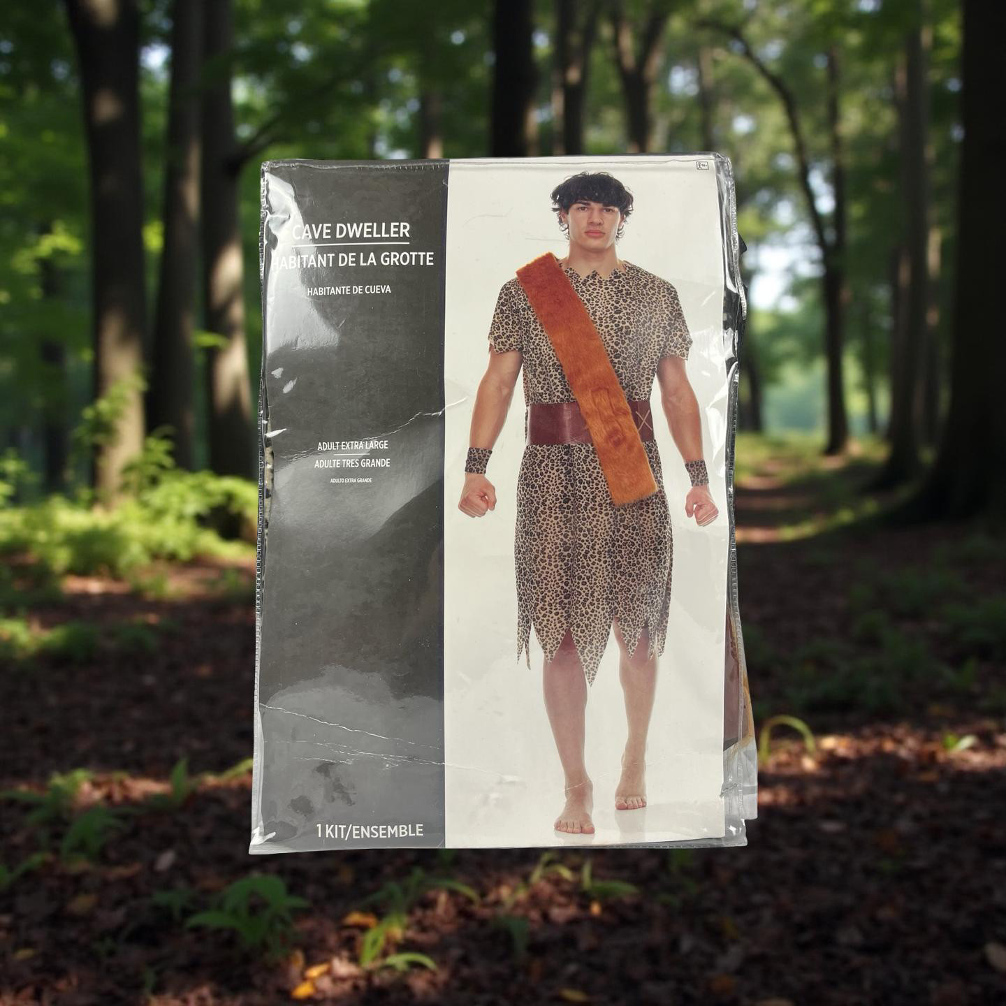 Cave Dweller Halloween Costume Adult Men’s Extra Large New In Package