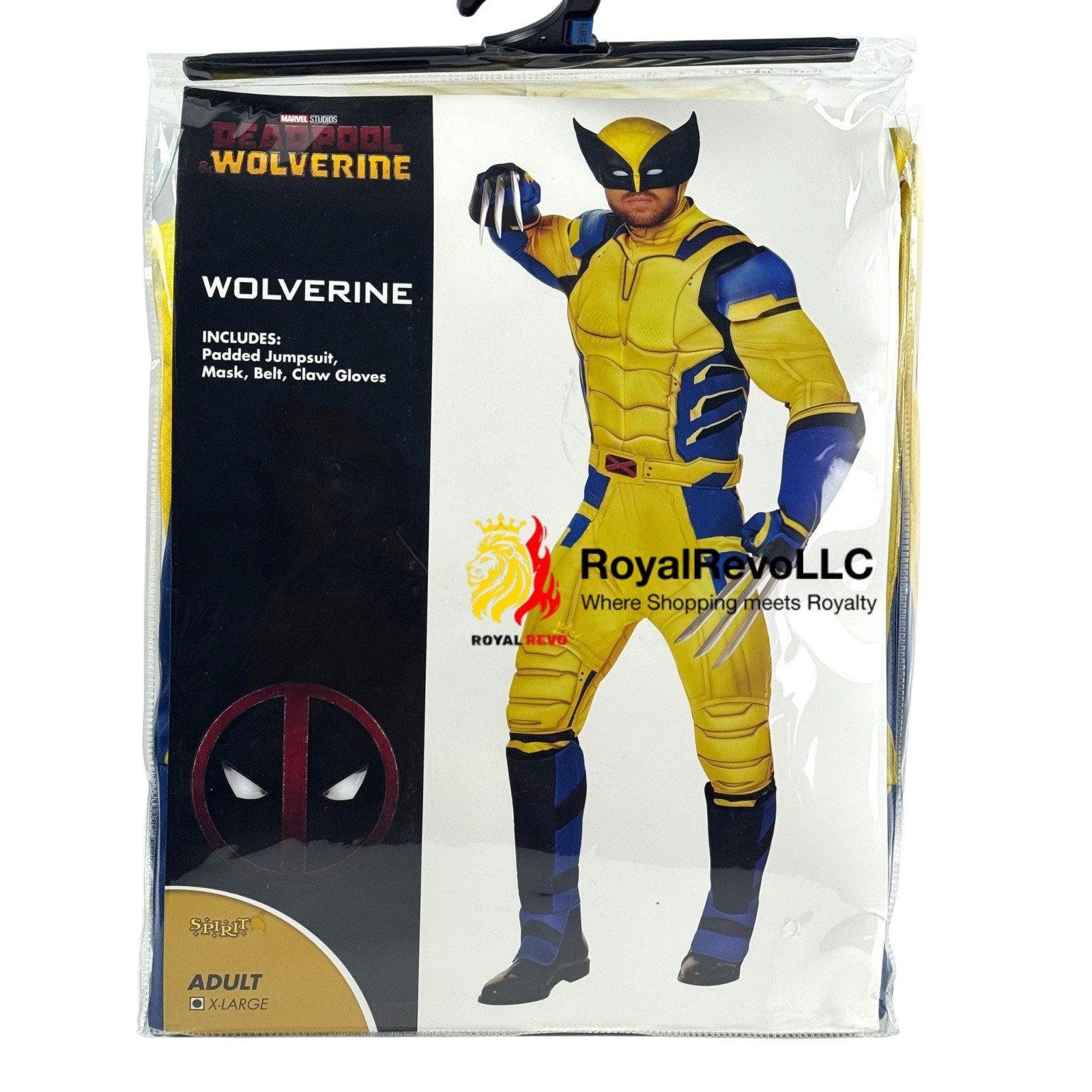 01751353 Spirit Halloween Adult Wolverine Costume -Deadpool and Wolverine SZ VRY