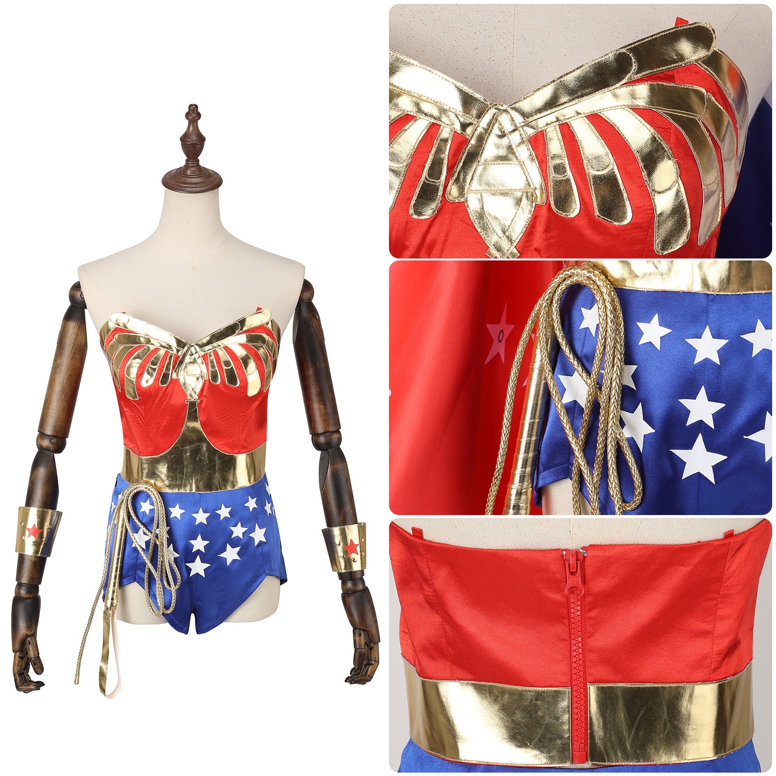 Wonder Diana Prince Cosplay Hero Woman Costume for Halloween Party Outfit Shorts