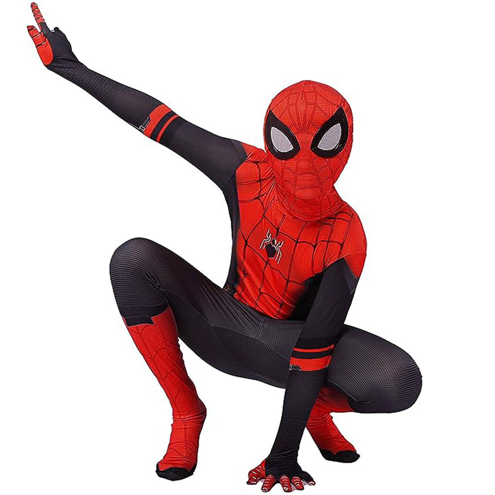 Superhero Spider-Man Costume Miles Halloween Jumpsuit Kids Boys Cosplay Bodysuit