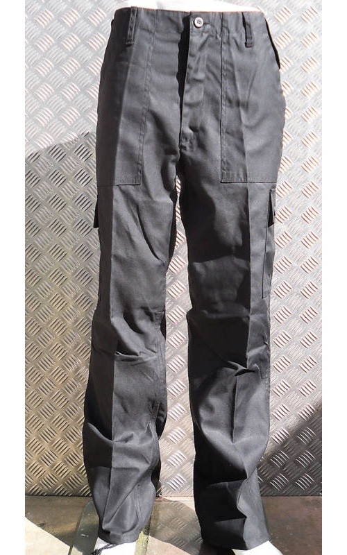 Black Military Style Combat Cargo / Utility / Field Trousers Size 42″-46″ – NEW