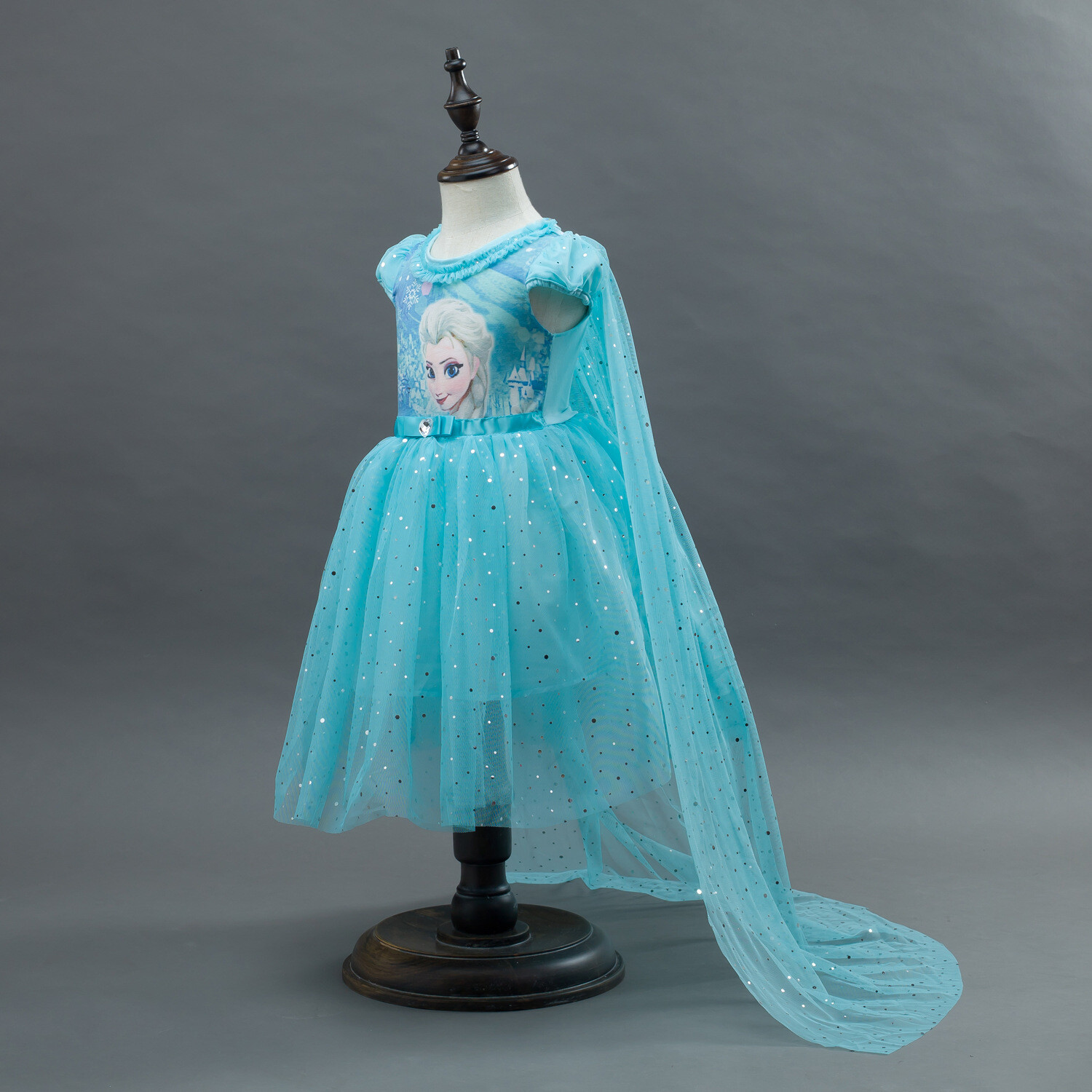 Frozen 2 inspired Snow Elsa Princess Costume Party Cosplay Anna Dress for Girls