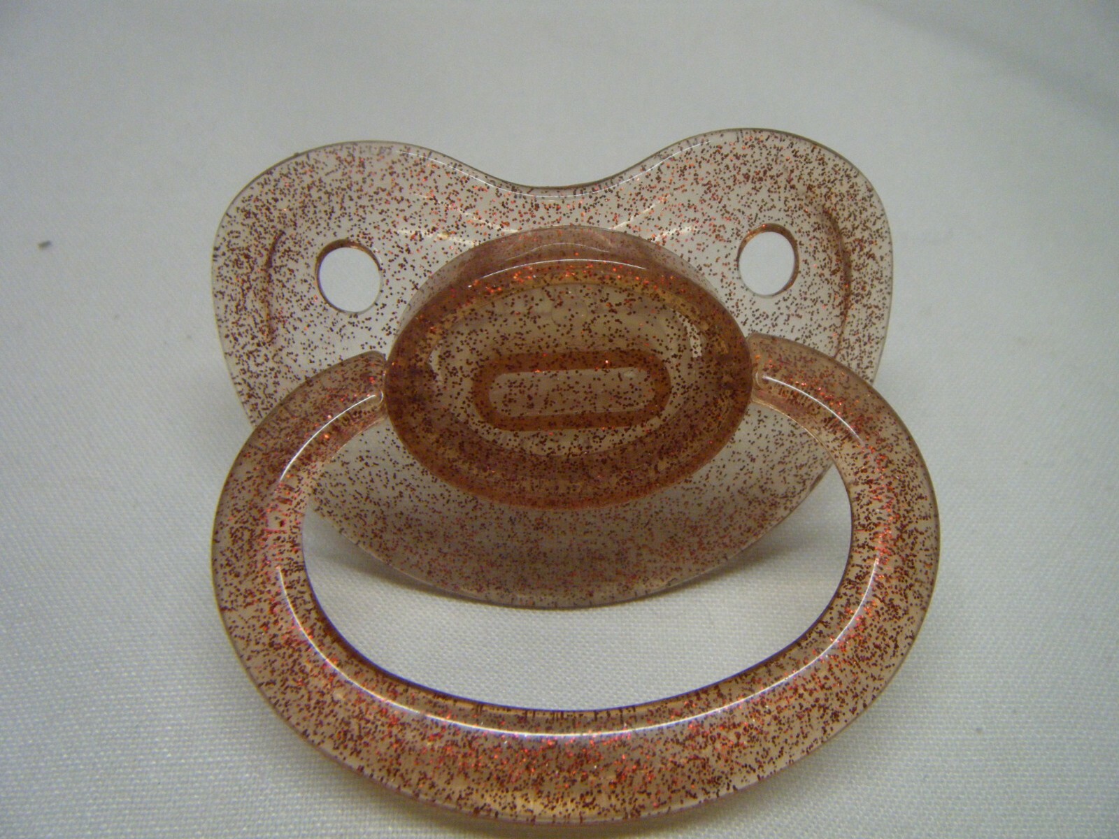 ADULT PACIFIER, SILICONE, SIZE 6, ADULT OVER SIZED GUARD, MULTI COLORS, NEW