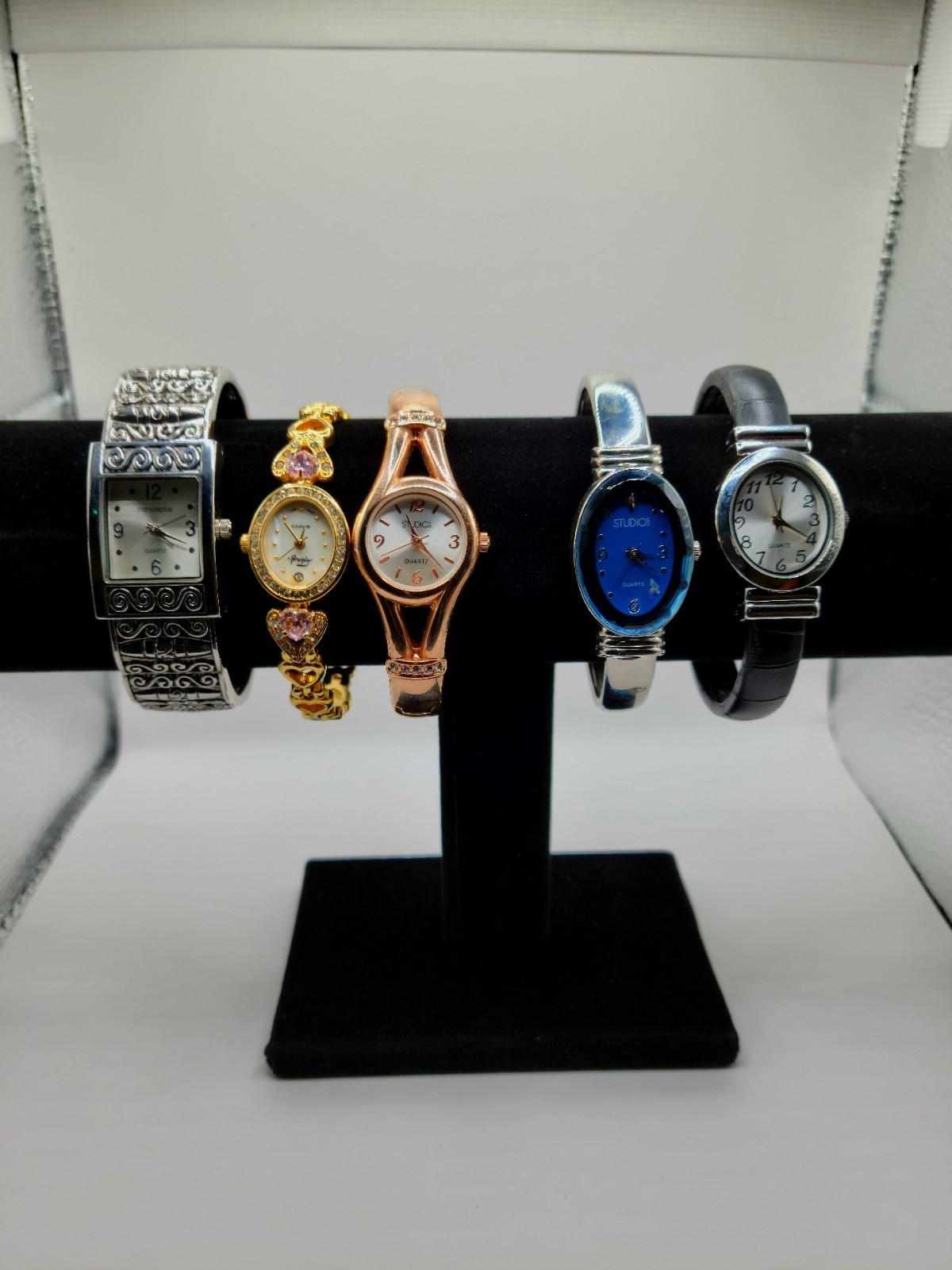 Vtg Watches Need Battery Or Costume Jewelry