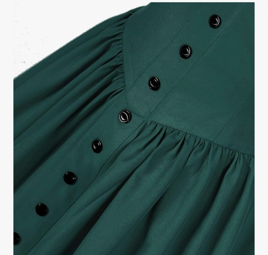 Renaissance Faire Skirt Green Women’s 2X (20-22) Long Maxi Fairy Cosplay Worn 1x