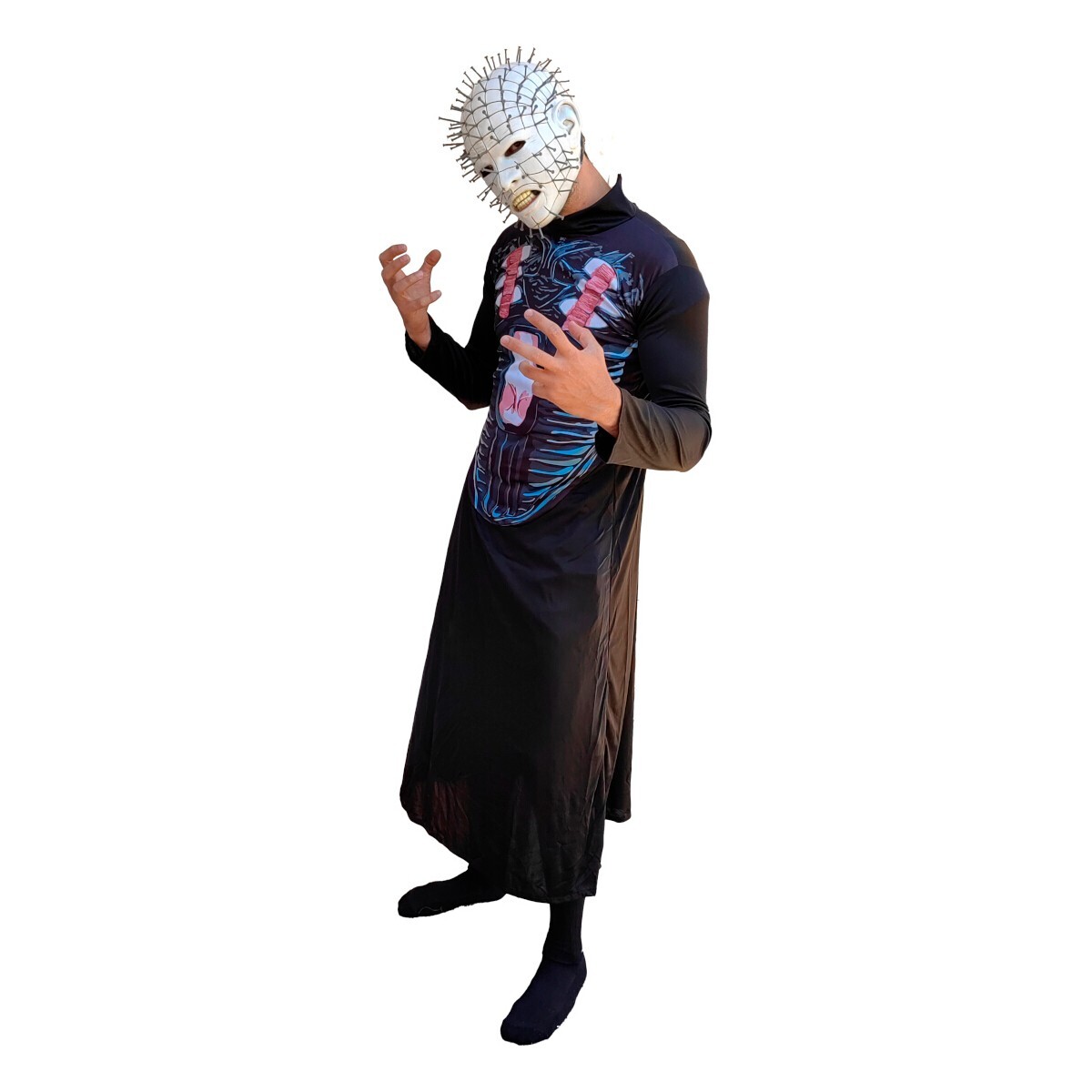 Ghoulish Productions Pinhead Costume Adult Size L Horror Party Halloween