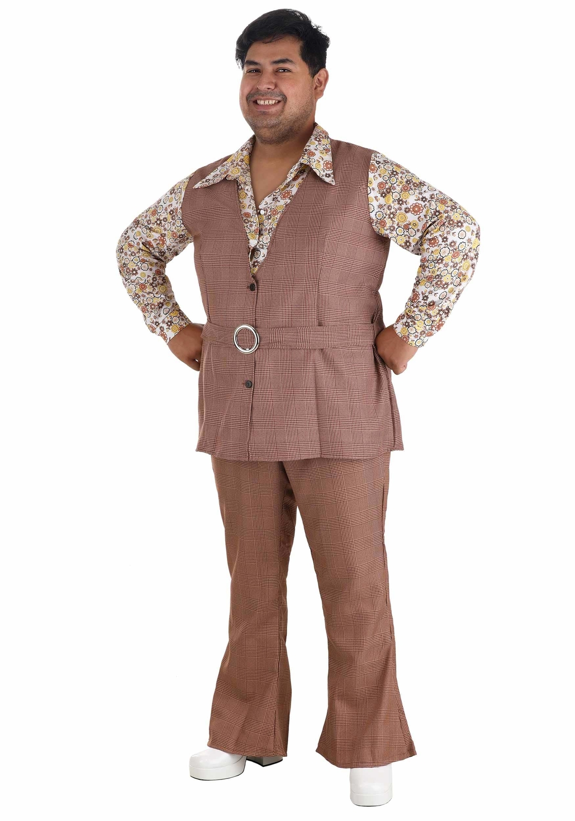 Men’s Plus Size 70’s Vest Costume