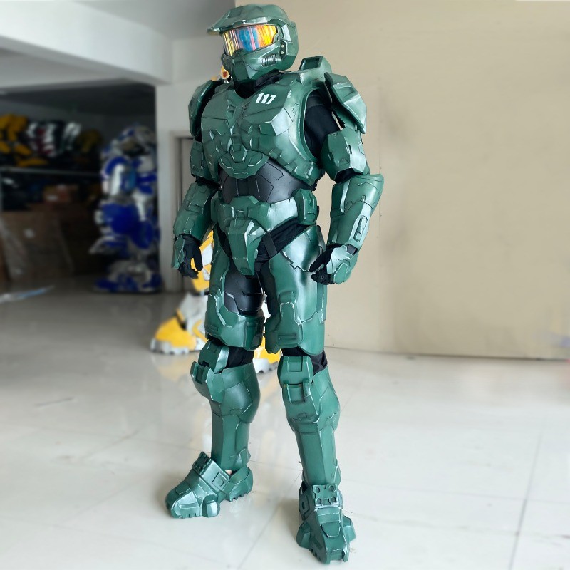 Halo Master Chief Wearable EVA Cosplay Armor Helmet Weathered Paint Custom Prop