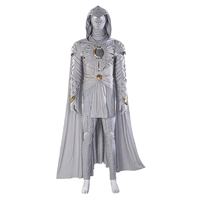 Moon Knight Marc Spector Cosplay Costume Outfits Men Halloween Accessories Set