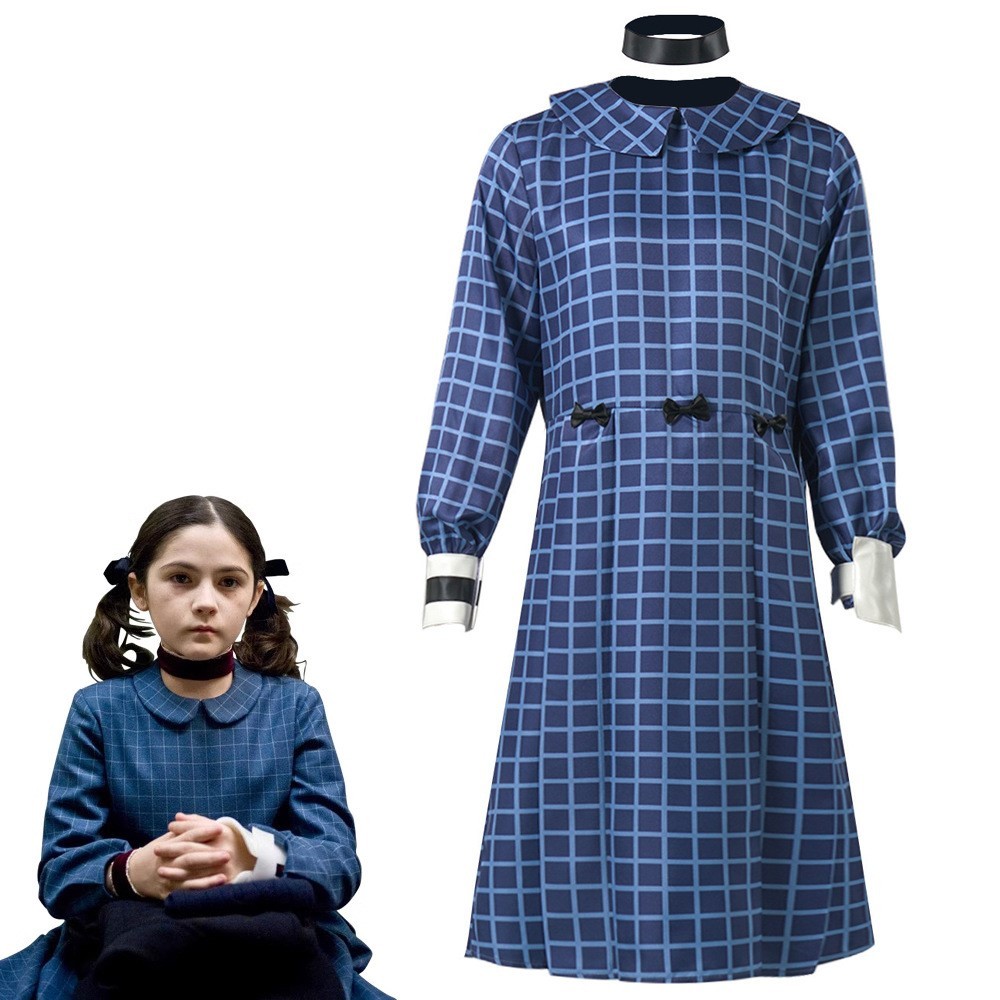 American Horror Movie Orphan Complaints Cosplay Costume Esther Kids Adult Dress