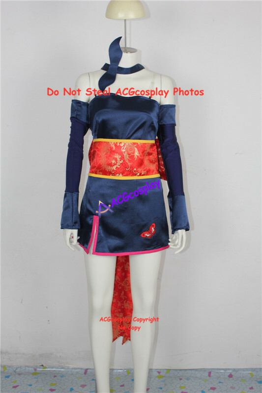 Dead or Alive 3 Ayane Cosplay Costume include headdress and long stockings