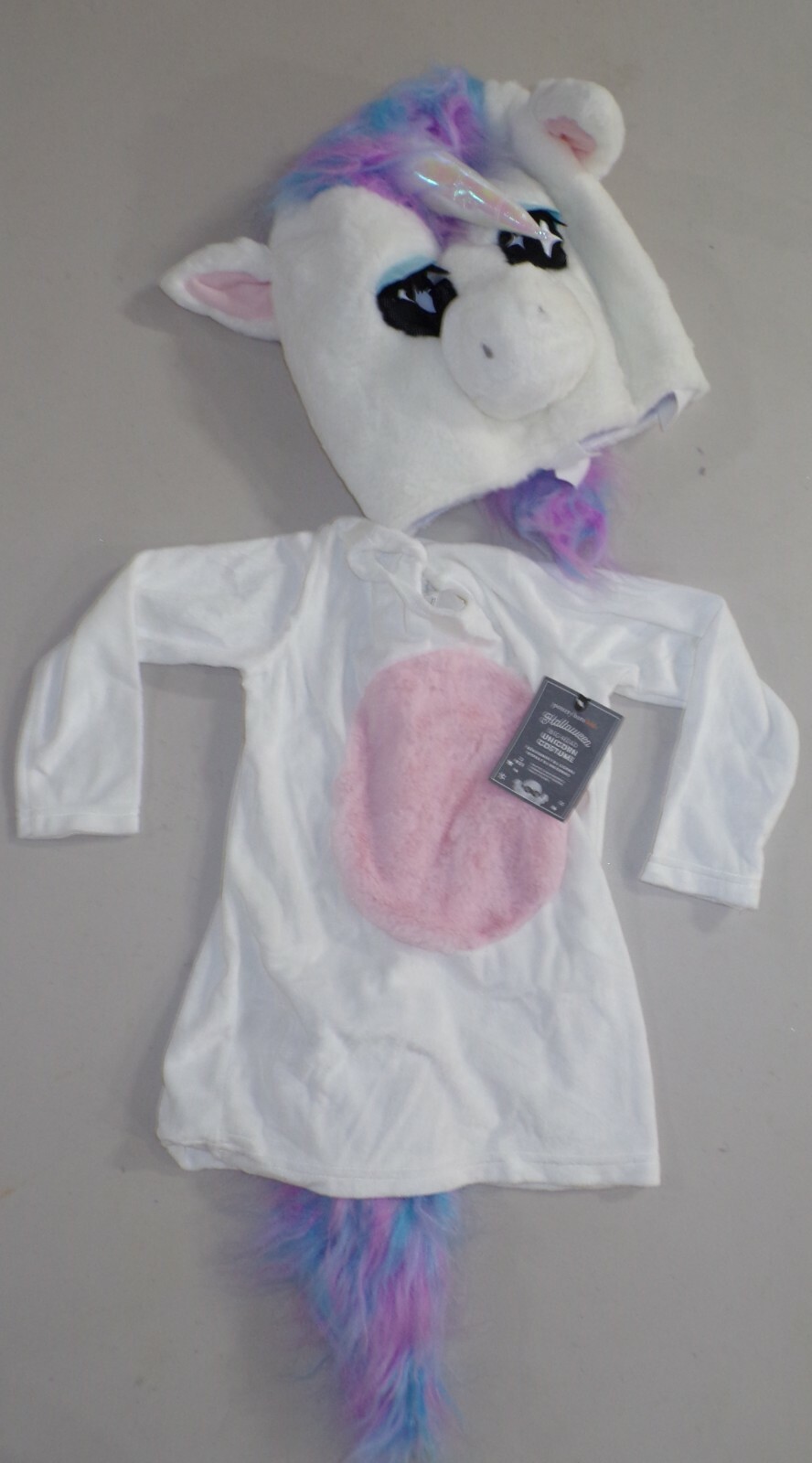 Pottery Barn Kids Unicorn Rainbow Magical Horse Big Head Costume 4-6 Years #195