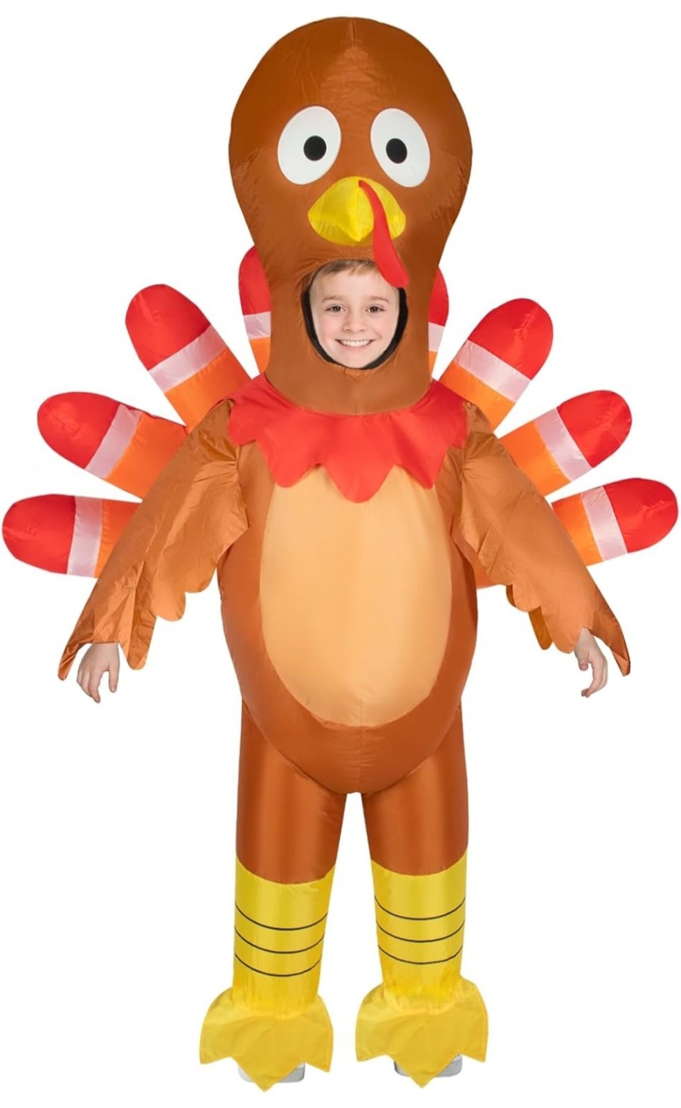 Turkey Inflatable Costume Kids, Halloween, Cosplay, Thanksgiving Costume
