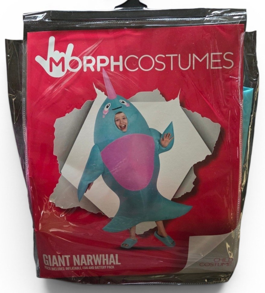Morph Giant Norwhal Costume Child OSFM