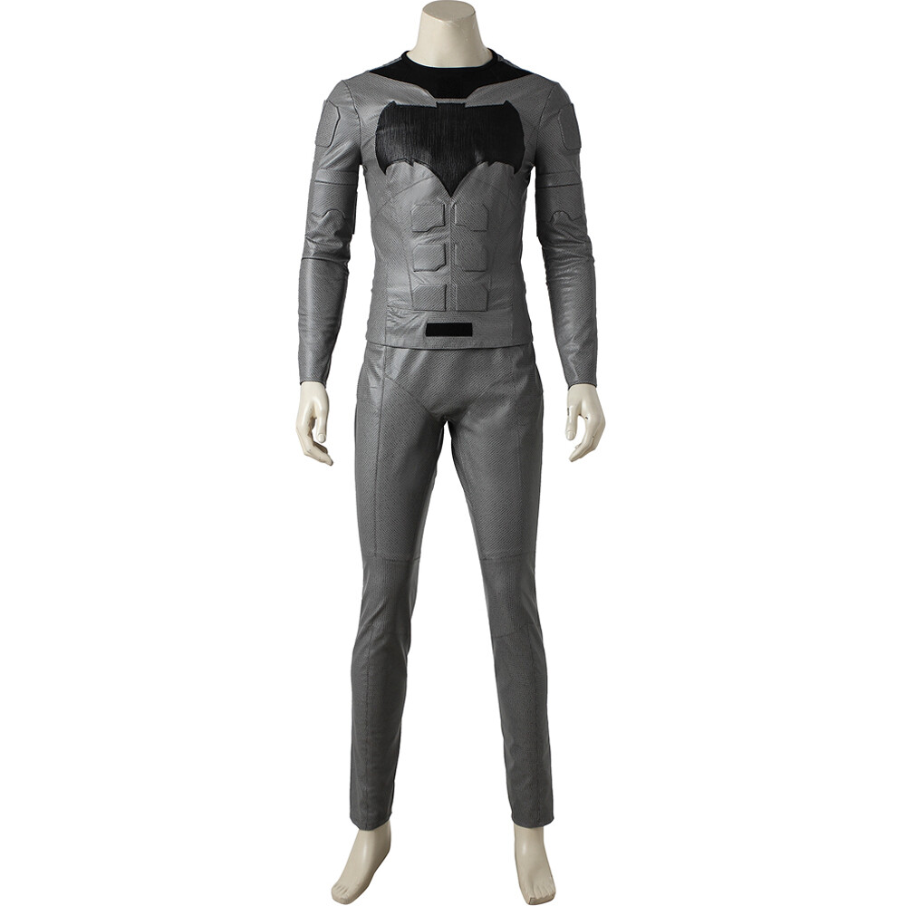 Justice League Batman Jumpsuit Cosplay Costume Classic Suit Cowl Cape Outfit Lot