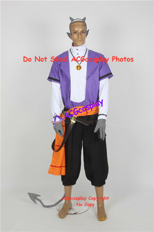 Cyrus cosplay costume acgcosplay costume include headgear and ears prop