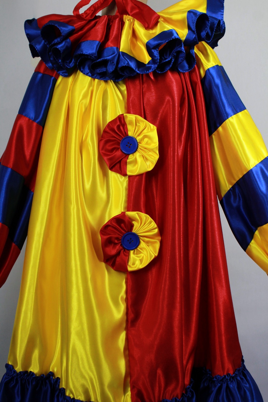 Classic Clown Costume for Adults Size Small to Extra Large, Halloween Outfit