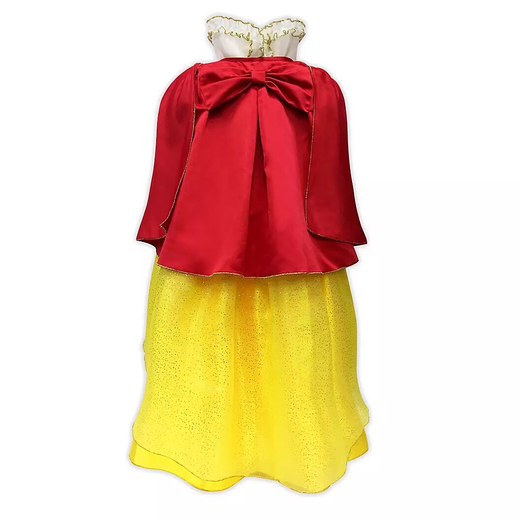 Deluxe~SNOW WHITE~COSTUME~DRESS + HEADBAND + RED CAPE~NWT~Disney Store~2020