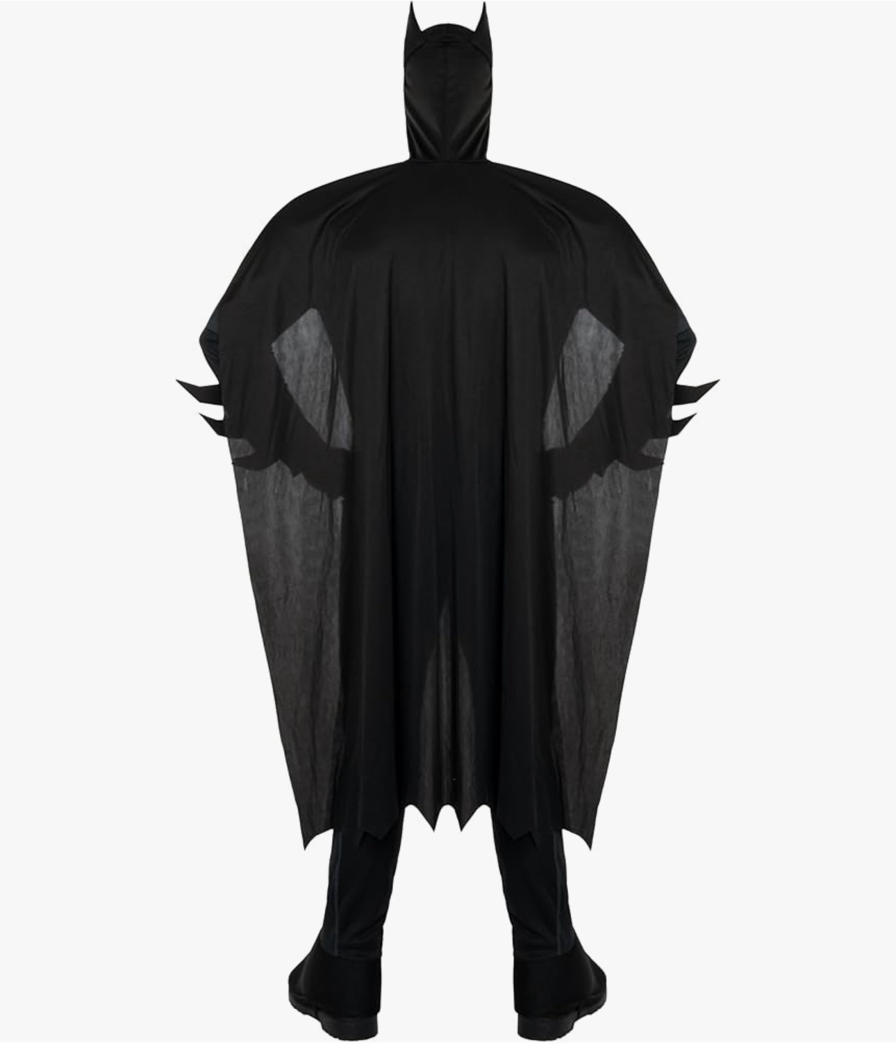 New Adult X-Large Rubies Batman Costume Complete Muscle Jumpsuit Cape Headpiece
