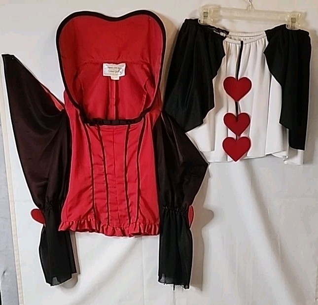Costume Sexy Queen Of Hearts Size 2-3 XL Cinema Secrets Cosplay Theater